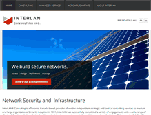 Tablet Screenshot of interlan.ca